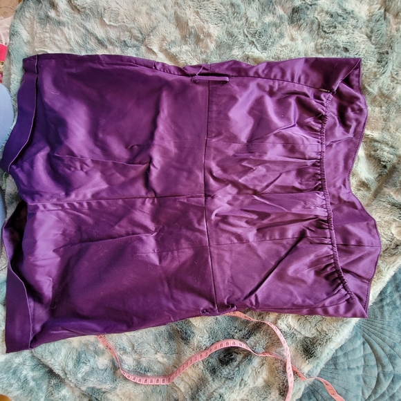 21 Purple Satin Tube Top Romper with pockets!!! - Picture 10 of 10